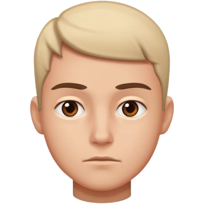 An face looking side eying something emoji