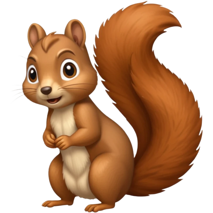 Confused squirrel emoji