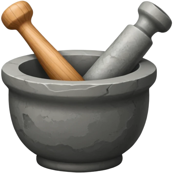 mortar and pestle emoji