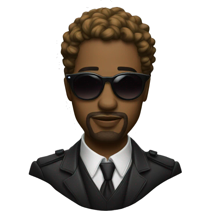  noir Rap lunette emoji