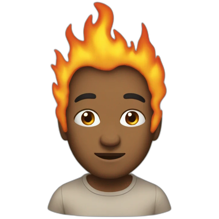 Ourse qui péte du feu emoji