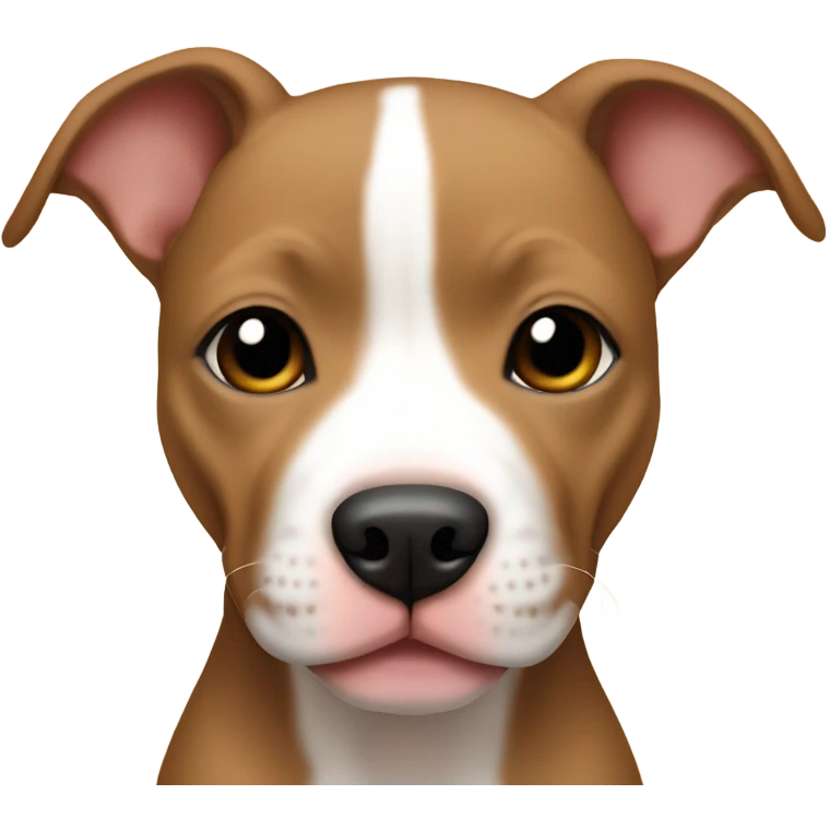 Light brown baby pitbull face emoji