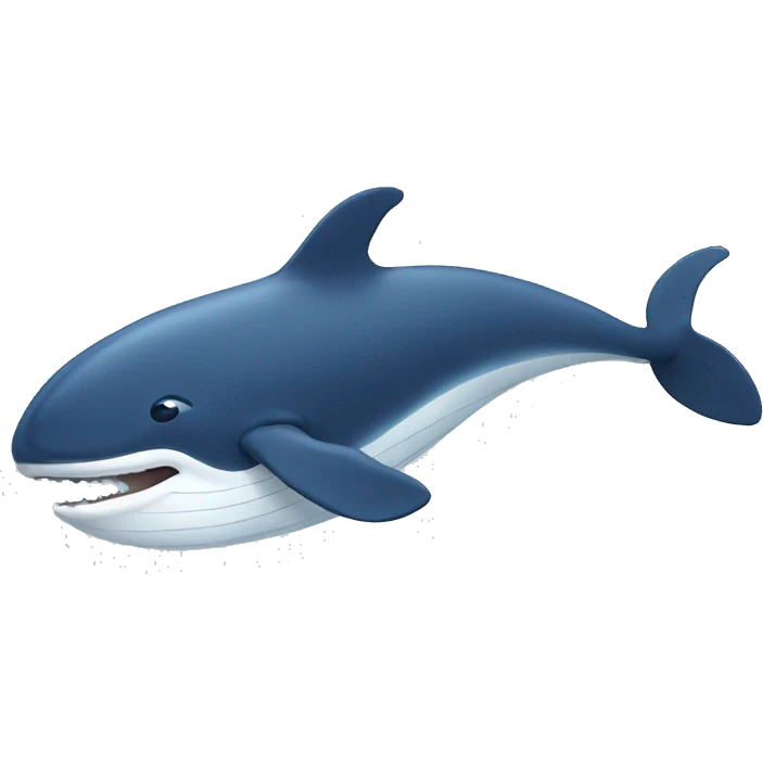 whale having fun emoji