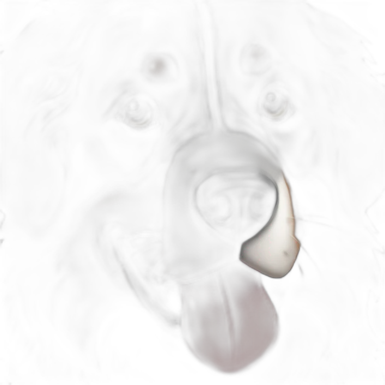 Bernese mountain dog salmon emoji