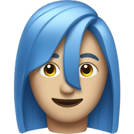 Blue bage   emoji