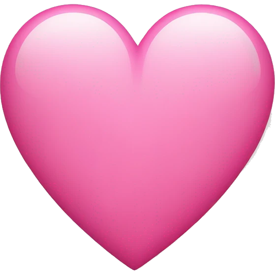 Heart pink  emoji