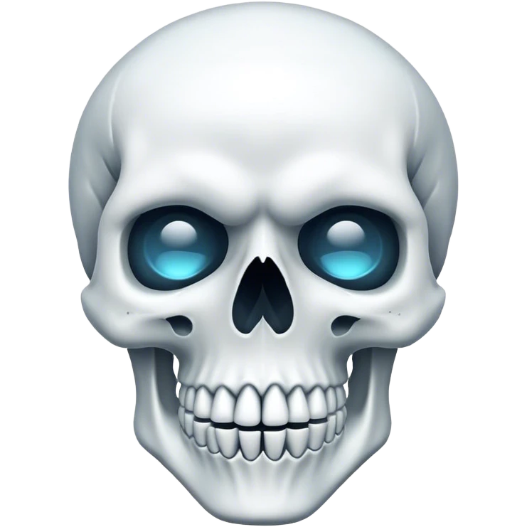 cold skull emoji