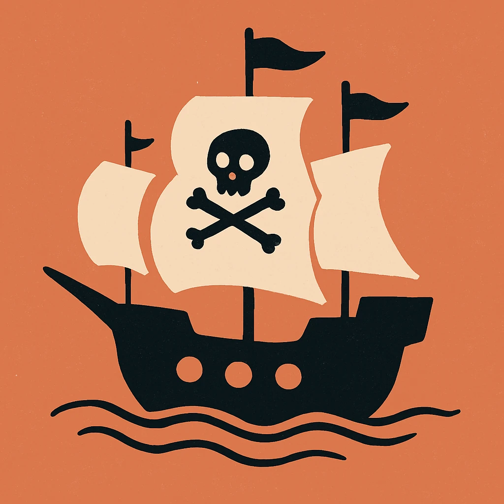 pirate ship emoji