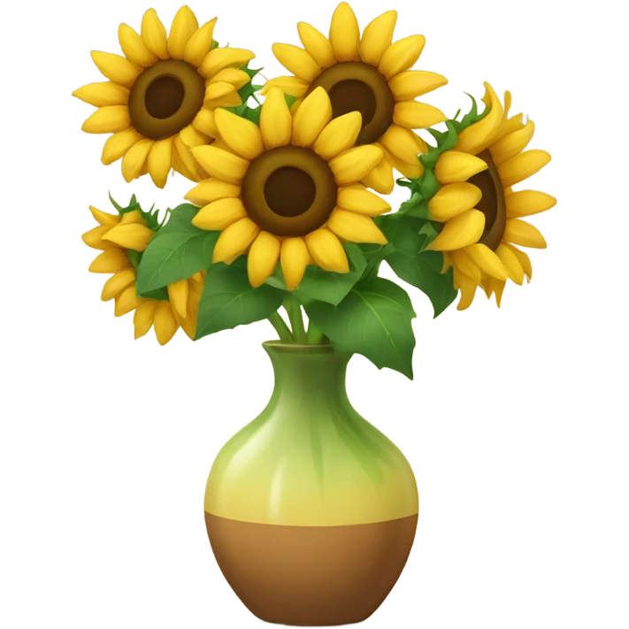 Sunflowers in a vase emoji