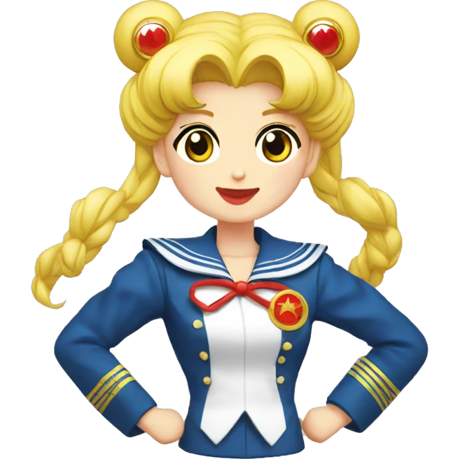 Sailor Moon from ussr emoji