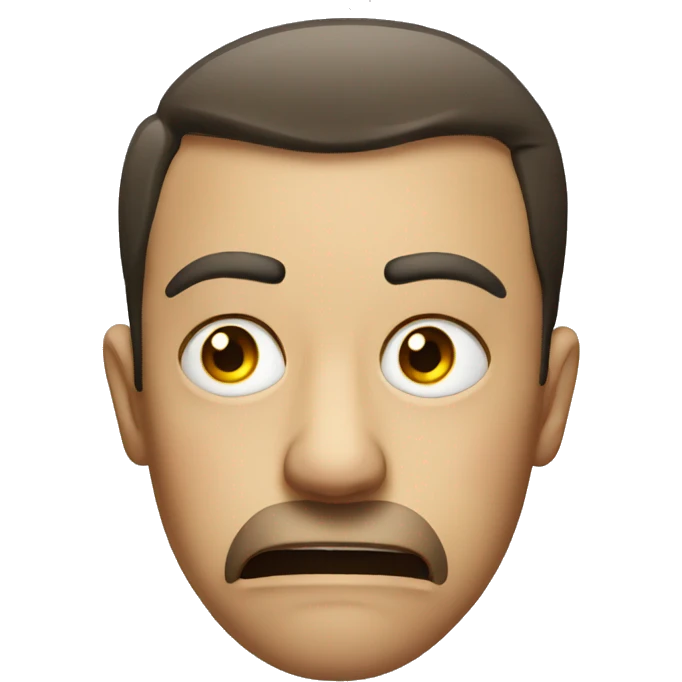 disgusted face emoji