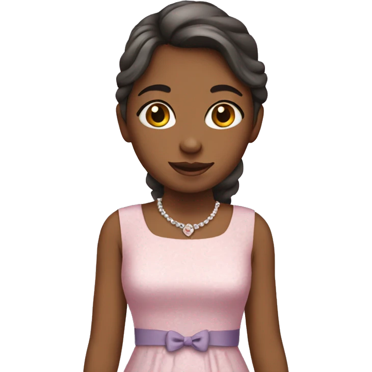 girl in dress emoji