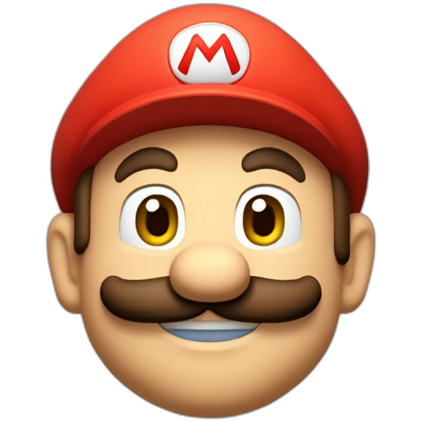 mario avec du gras emoji