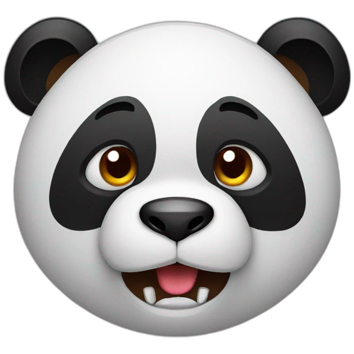 angry panda emoji