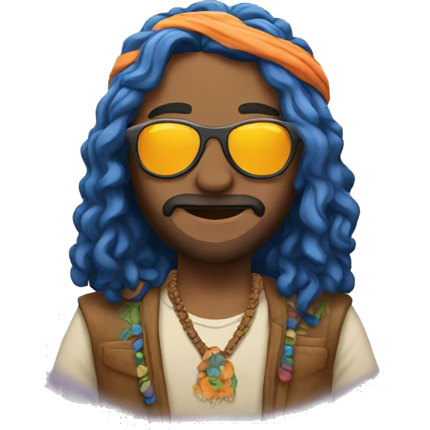 Hippie  emoji