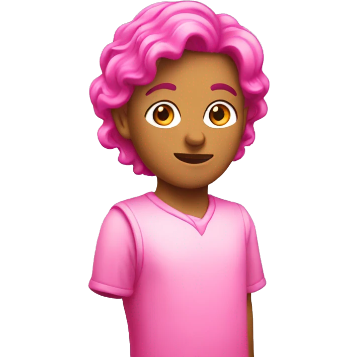 Pink emoji