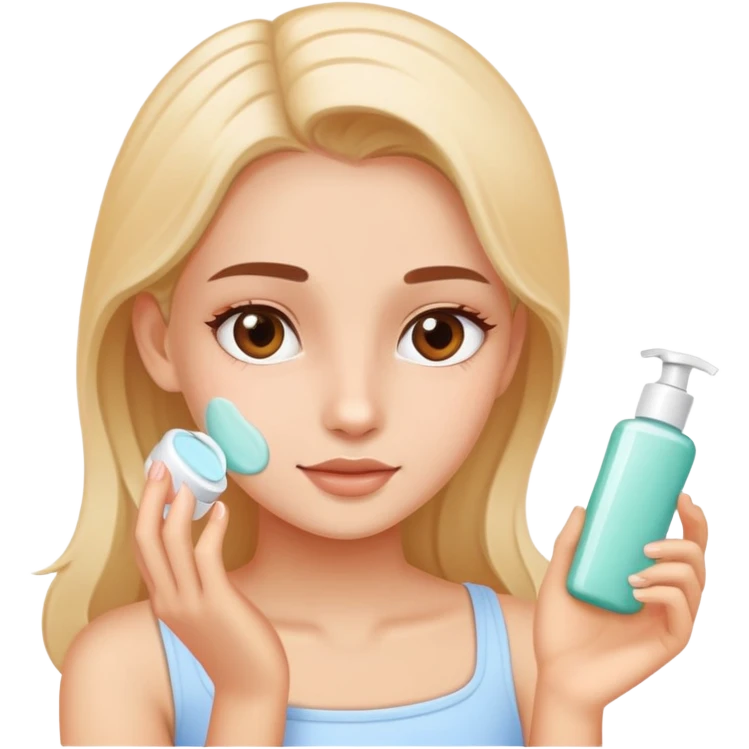 Skin care girl  emoji