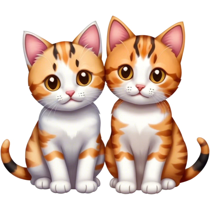 kittens in love emoji