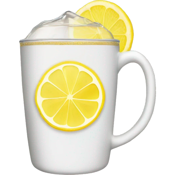 lemon slice on cup with Kombucha emoji