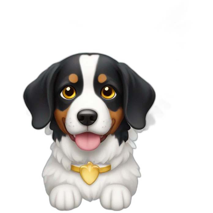 Appenzeller Sennenhund as angel emoji