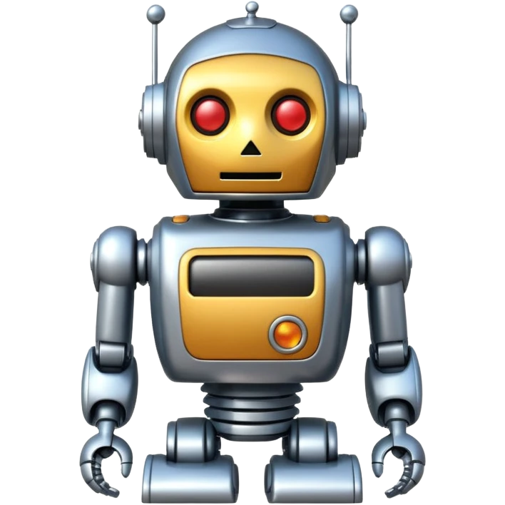 vintage Toy, robot, vintage collector emoji