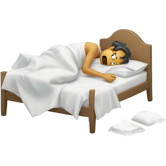 having bad sleep emoji