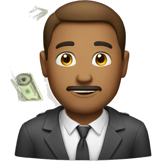 man spend a lot of money emoji