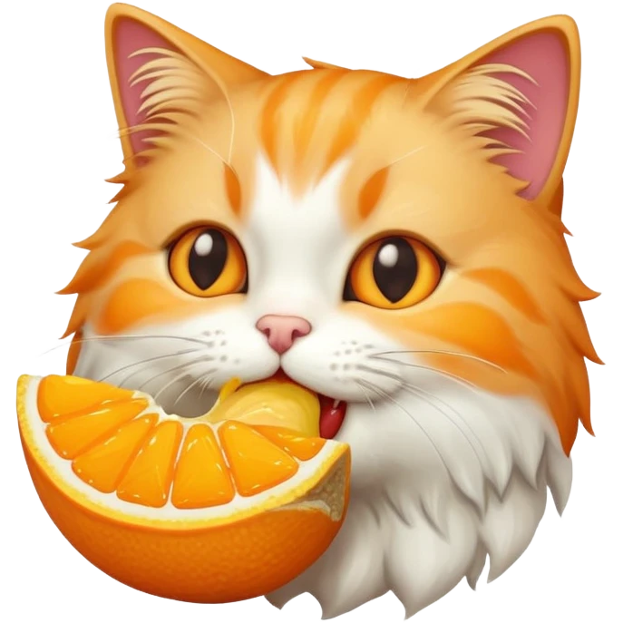 Cat eating a corndoh emoji