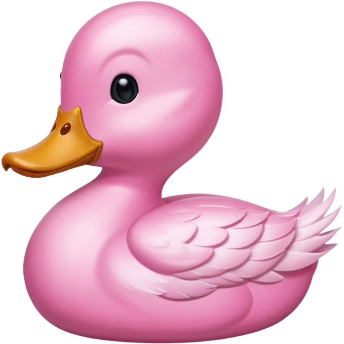 Swimming Duck light pink emoji