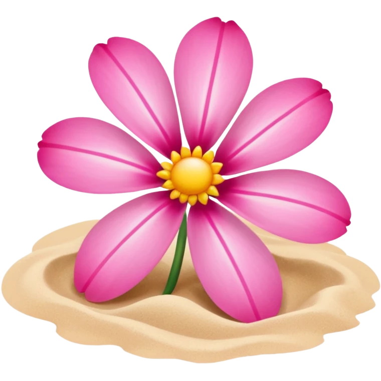 Beachflower emoji