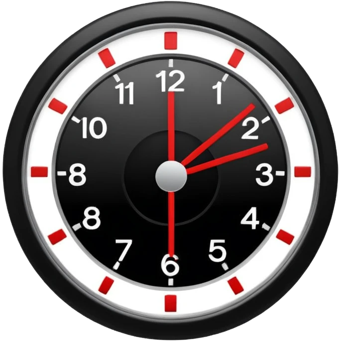 round twist timer with minute markings emoji