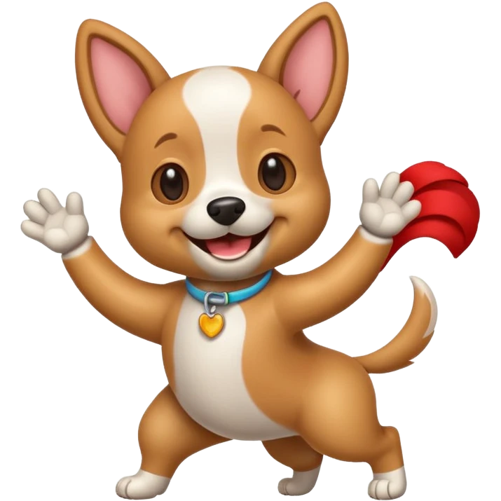 Dancing dog animated emoji emoji