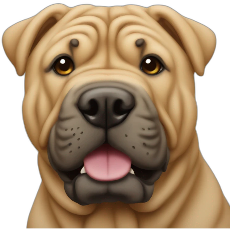 Shar pei emoji