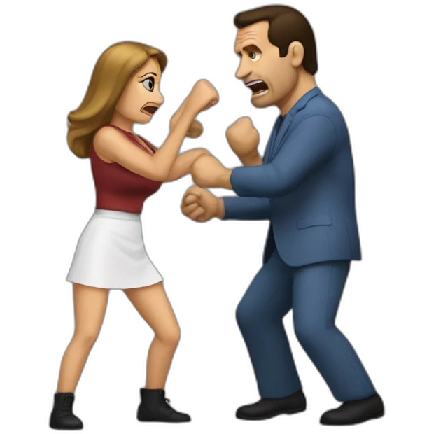 Woman fights Al Bundy emoji