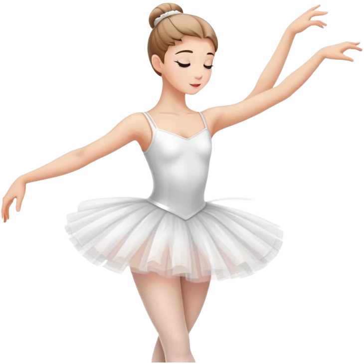 ballerina dancing side profile  emoji