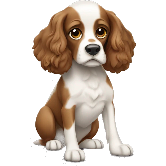 spaniel in t shorts  emoji