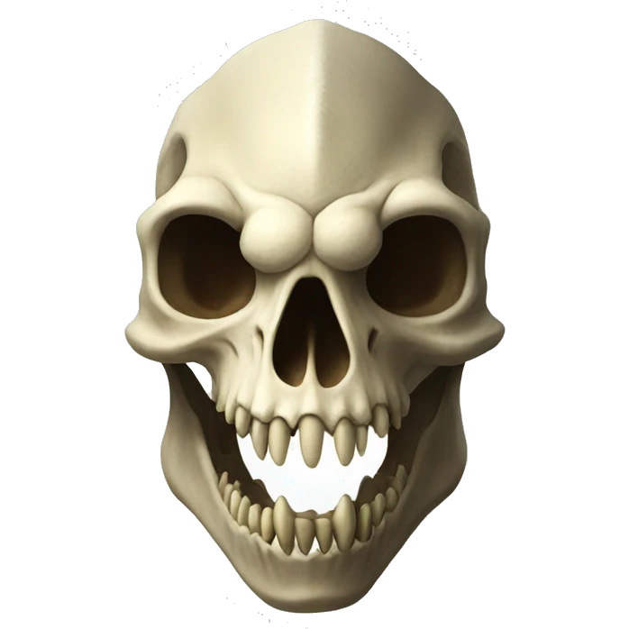 Dinosaur skull emoji