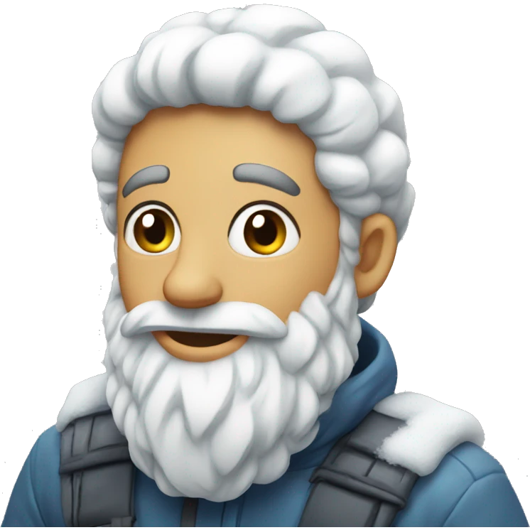 Snow emoji