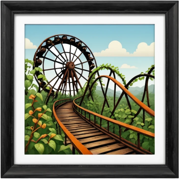 abandoned amusement park emoji
