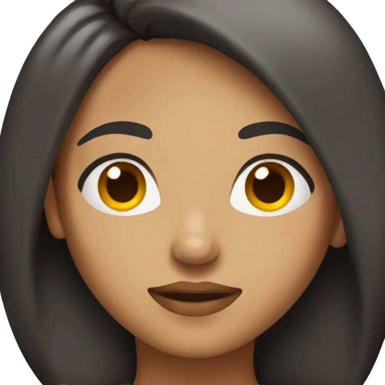 Woman with black and ginger hair emoji