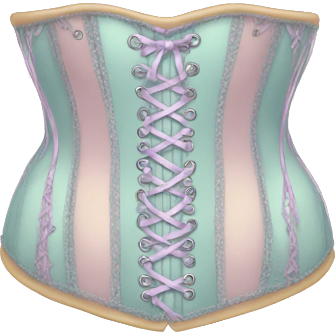 Pastel corset  emoji