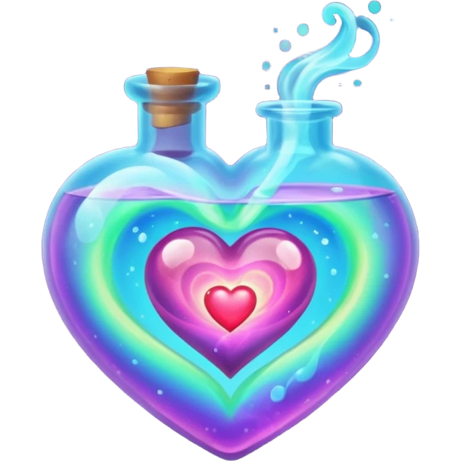 magic potion heart emoji