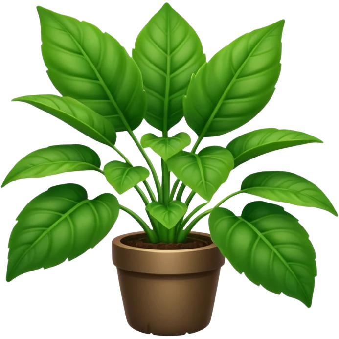 ultra realistic plant "flex" emoji