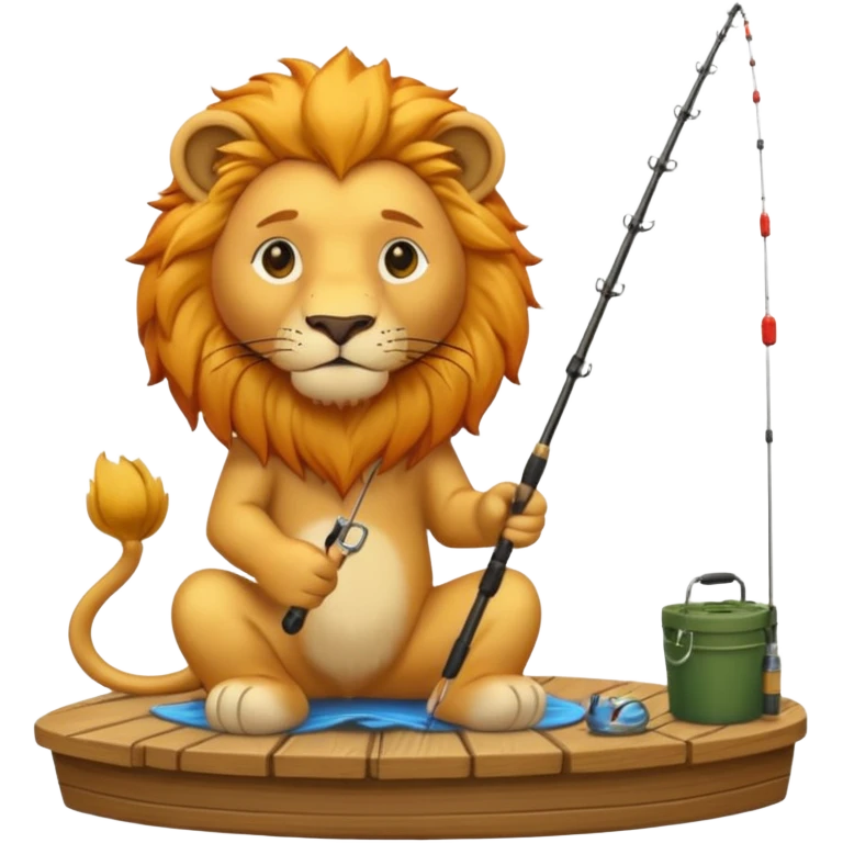 lion fishing emoji