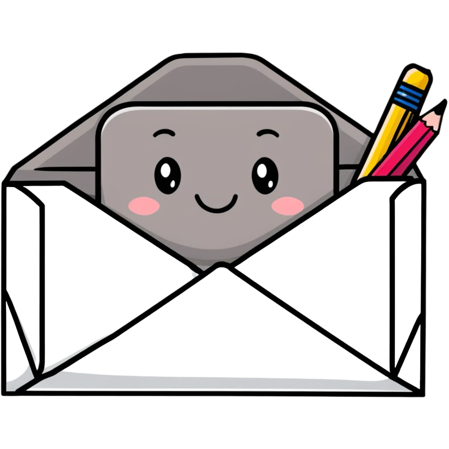 cute personalized stationery emoji