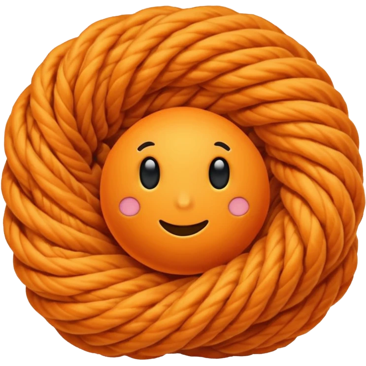 orange yarn  emoji