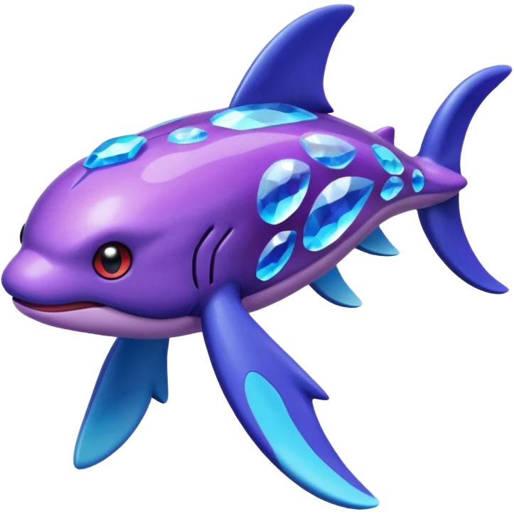 Pokemon legendary purple and cian crystal kyogre emoji