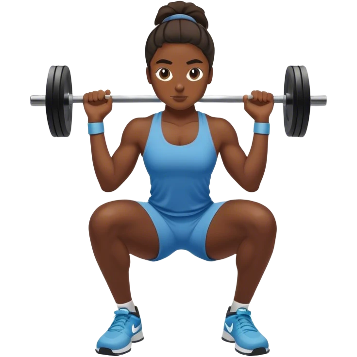 nike athlete weighted squats emoji