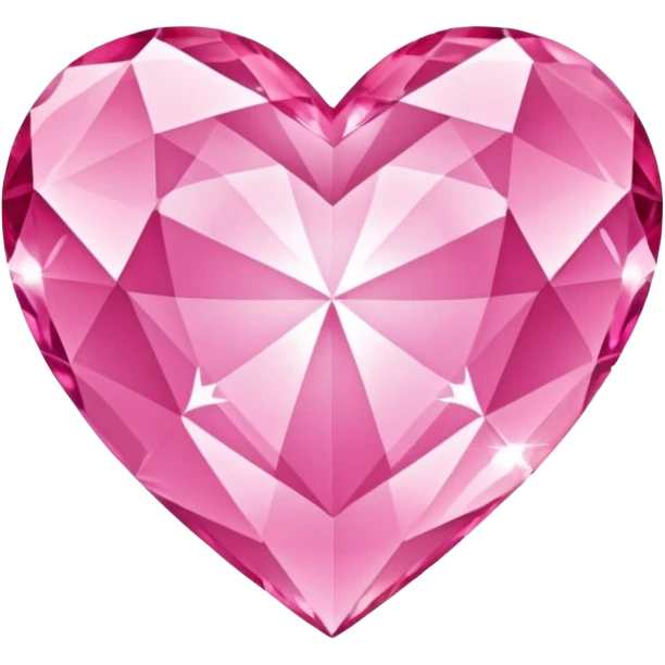 heart with a sparkling diamond pattern emoji