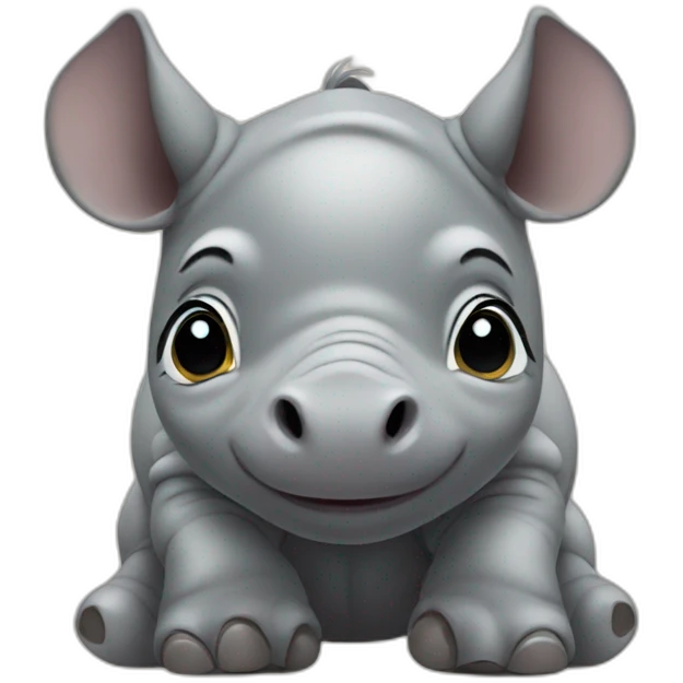 Baby rhino emoji